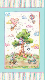 Whiskerville TreeHouse Panel Kit with Coordinating Fabrics