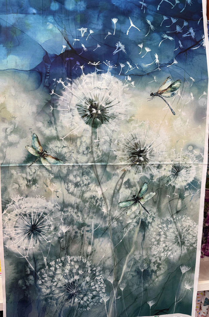 Whisper Dandelions - 65cm Panel