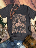 Wild West Cowboy - Women Western T-shirts - myfunfarm