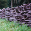 2.4m Willow lawn edging border natural premium durable by Woven Wood Tulipy