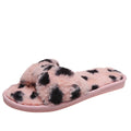 Women Slippers Winter Faux Fur  Cow Pattern - myfunfarm