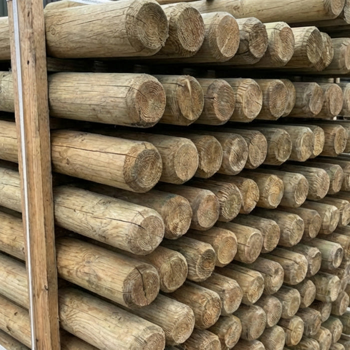 Wooden Fence Post for Fencing, Screening and Hurdles